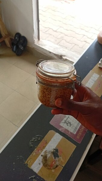 Mélange snack croquant en bocal