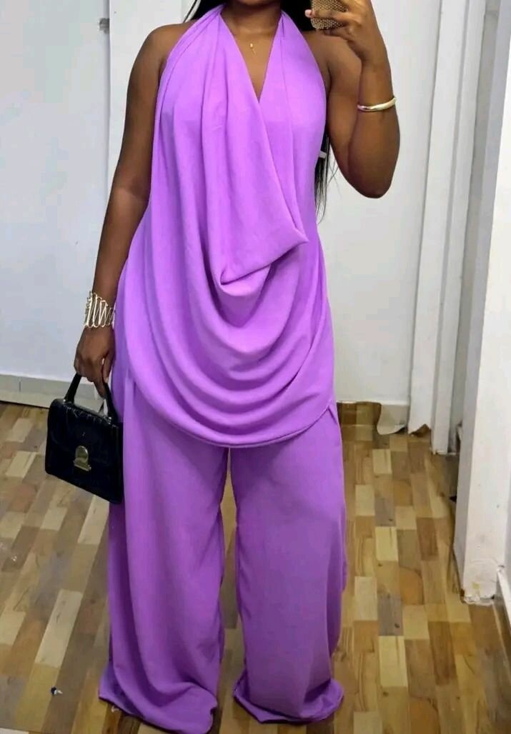 Combinaison élégante drapée