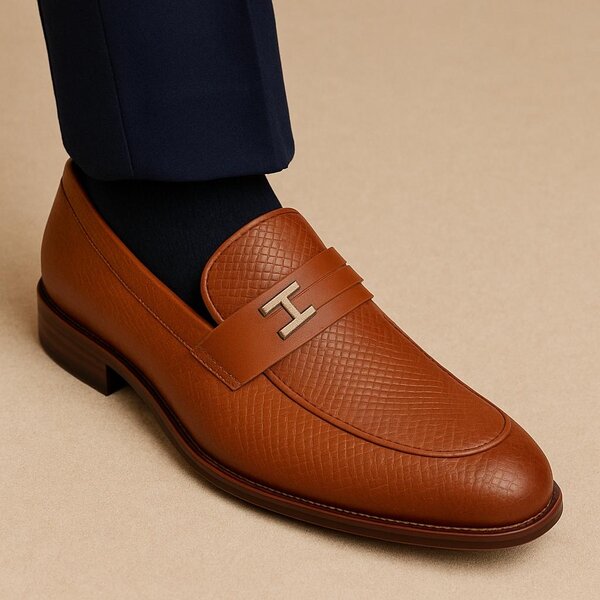 Mocassins en cuir élégants