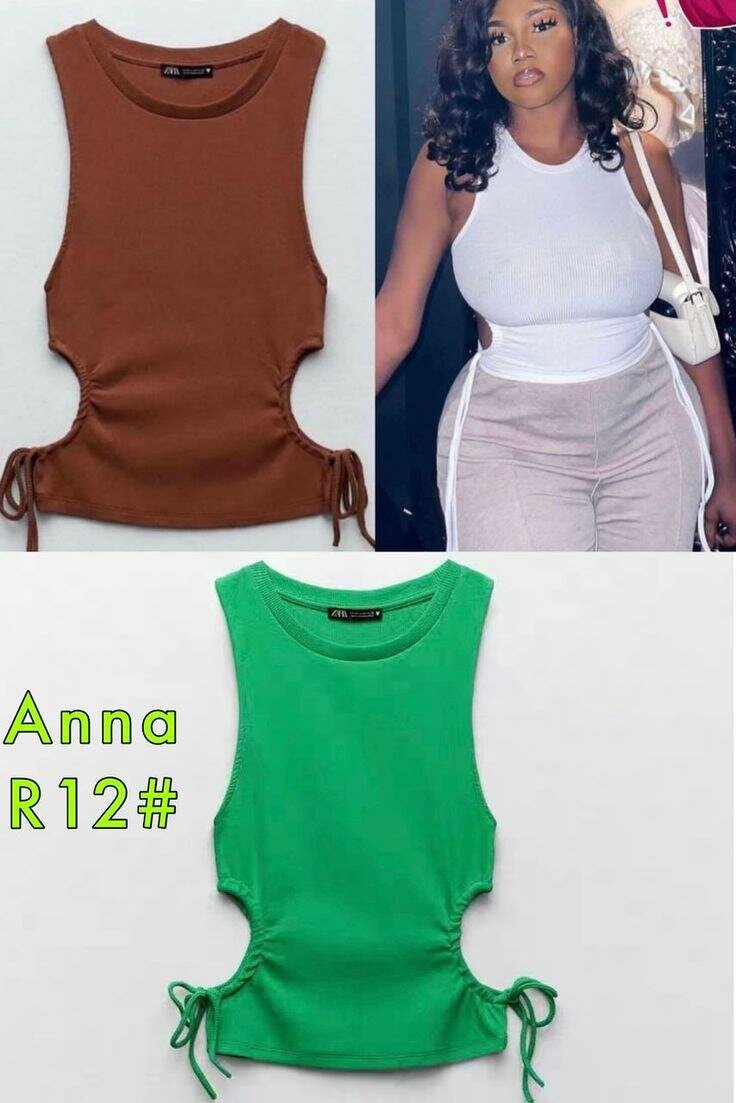 Débardeur ajusté avec lacets