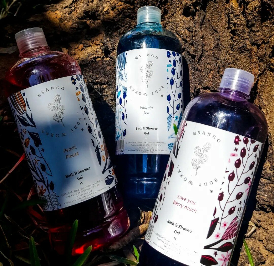 Peach, Berry and Ocean scented 1 litre Gels