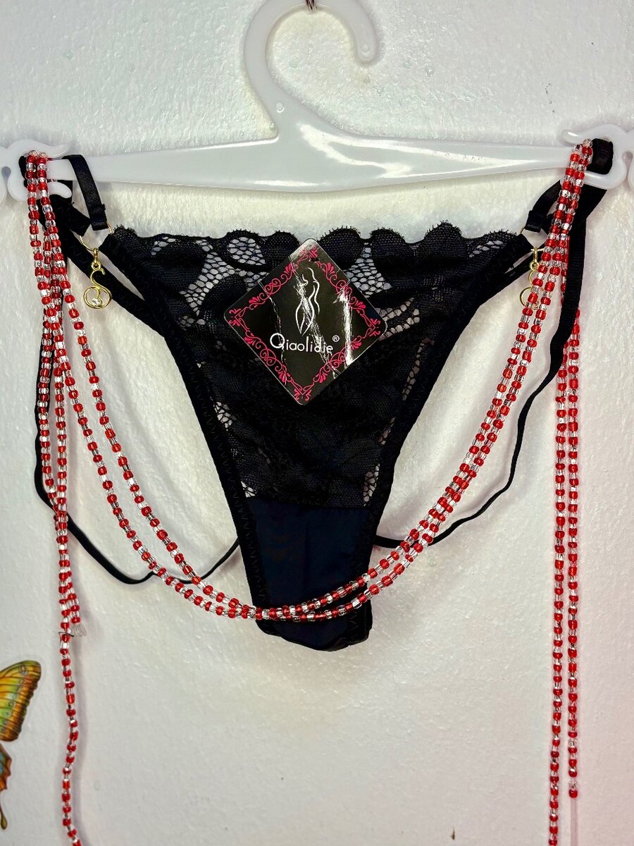 Ensemble de String en Dentelle Érotique