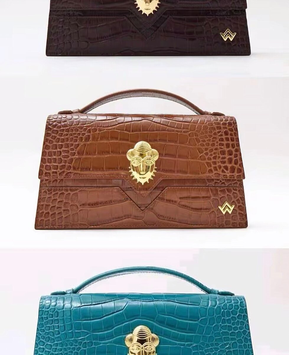 Sac à main en cuir bleu élégant