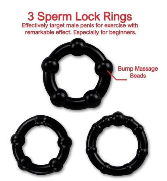 Anneaux pénien lot de 3