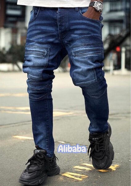 Jeans cargo pour hommes