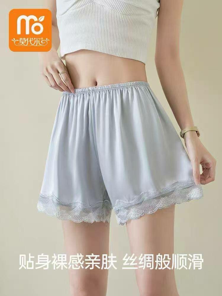 Culottes en soie glacée féminine