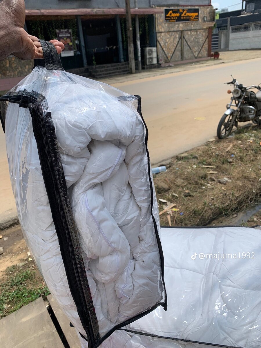 Housse de matelas sous vide