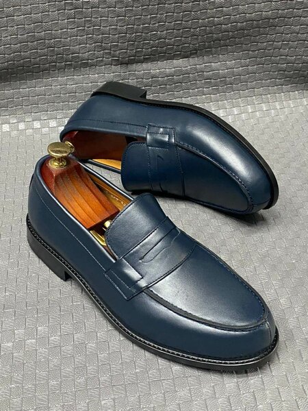Chaussure mocassins véritable cuir
