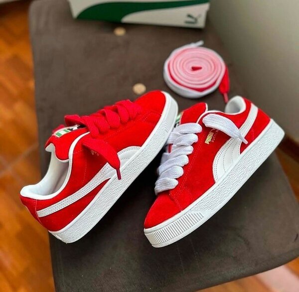 Baskets en daim classiques