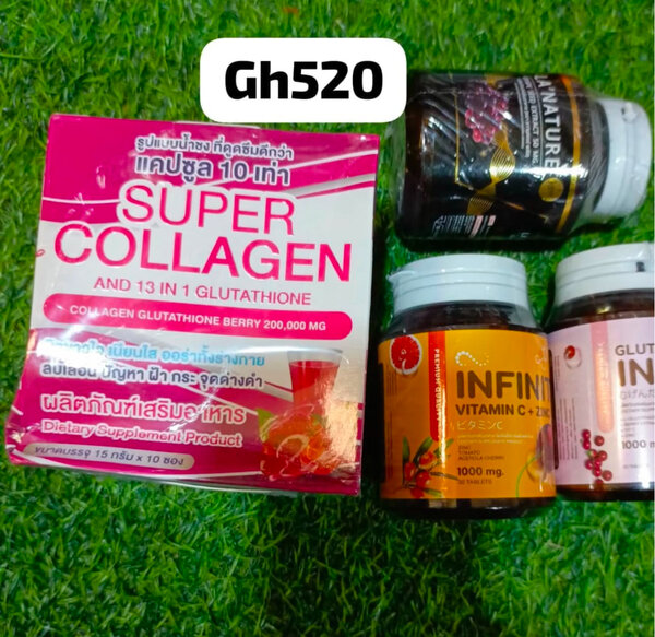 Super Collagen + 3 other vitamins set
