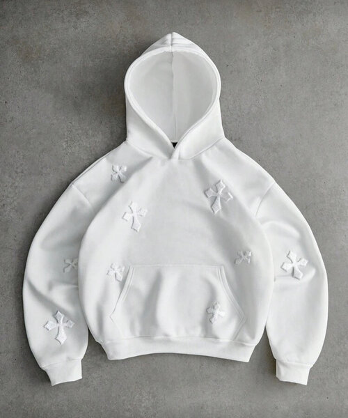 T-shirt et Pantalon Blanc Brodés