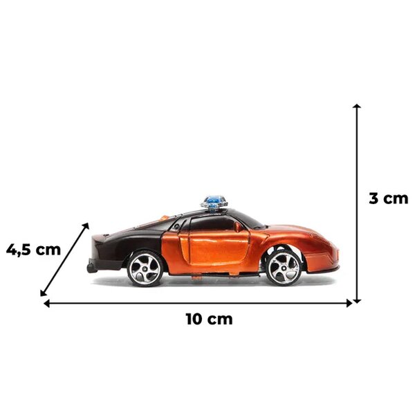 Voiture de Jouet Police Métal