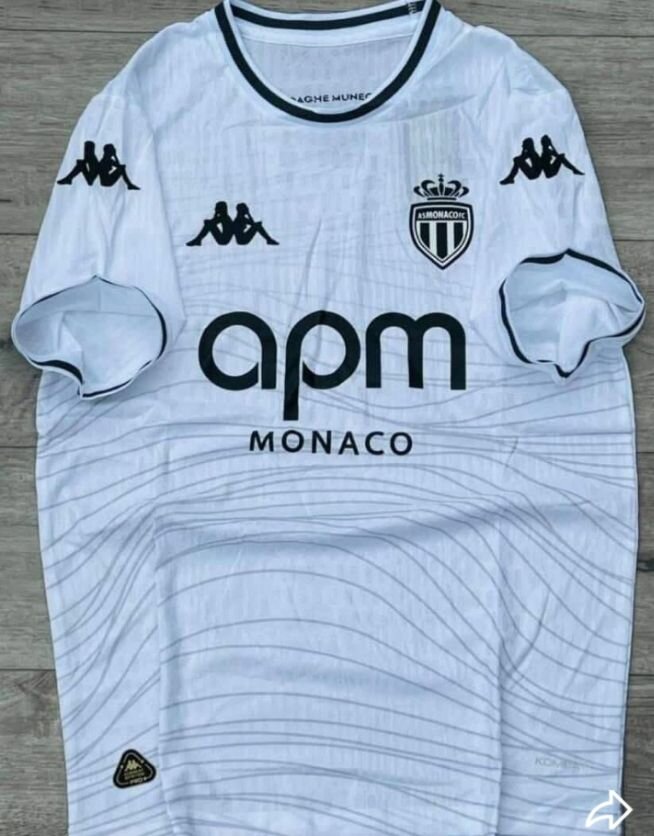 Maillot AS Monaco Blanc