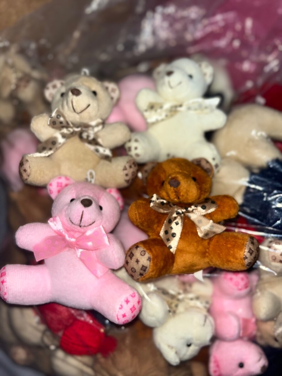 Porte-clés mignons peluche