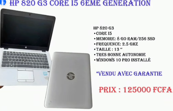 Ordinateur portable HP EliteBook 820 G3