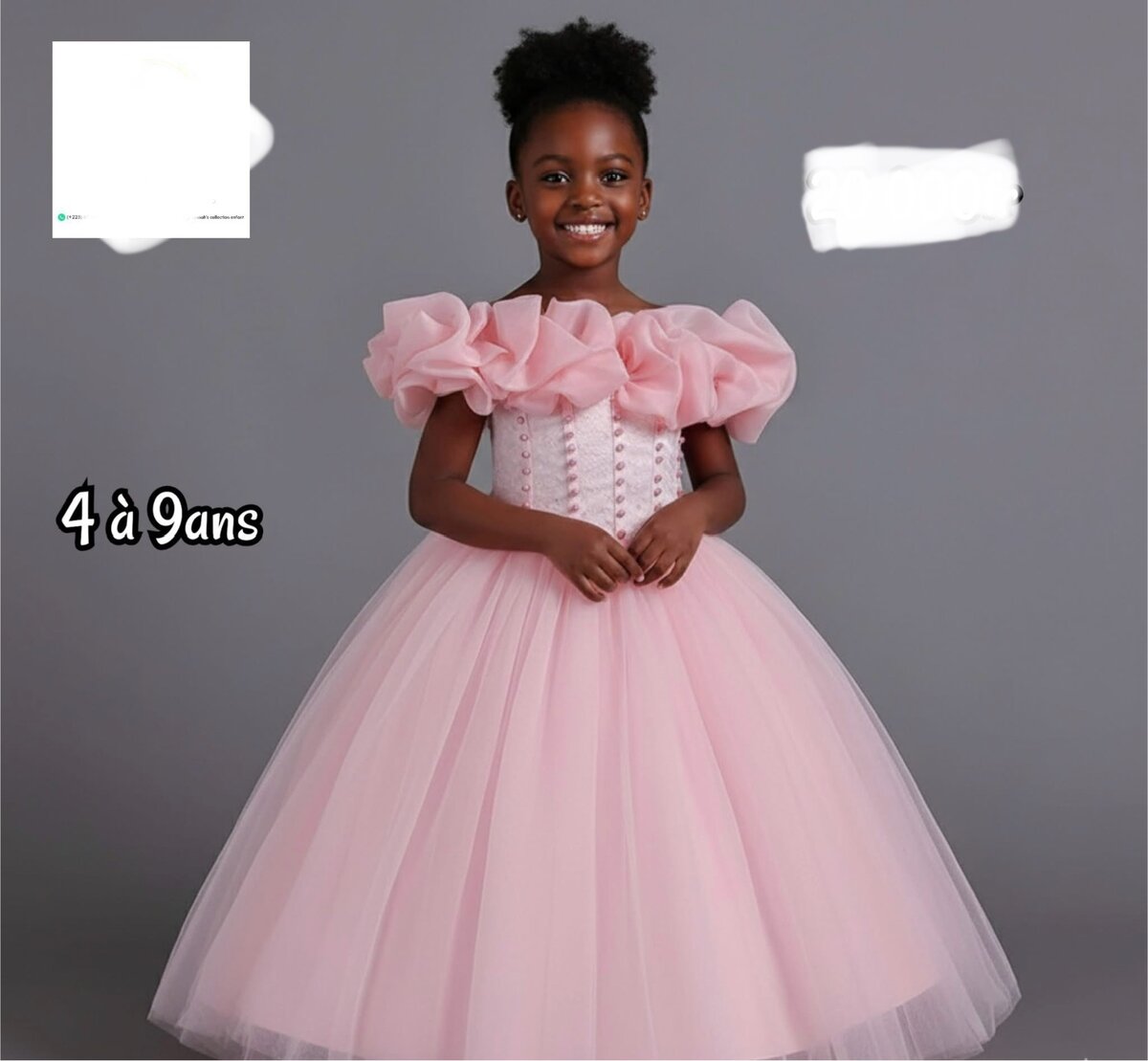 Robe de princesse enfant