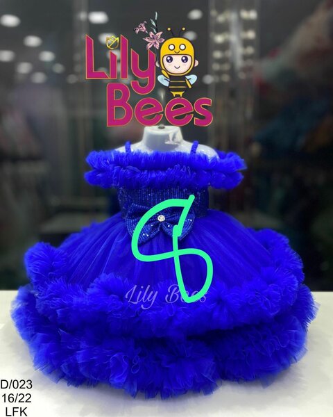 Royal Blue Princess Dress