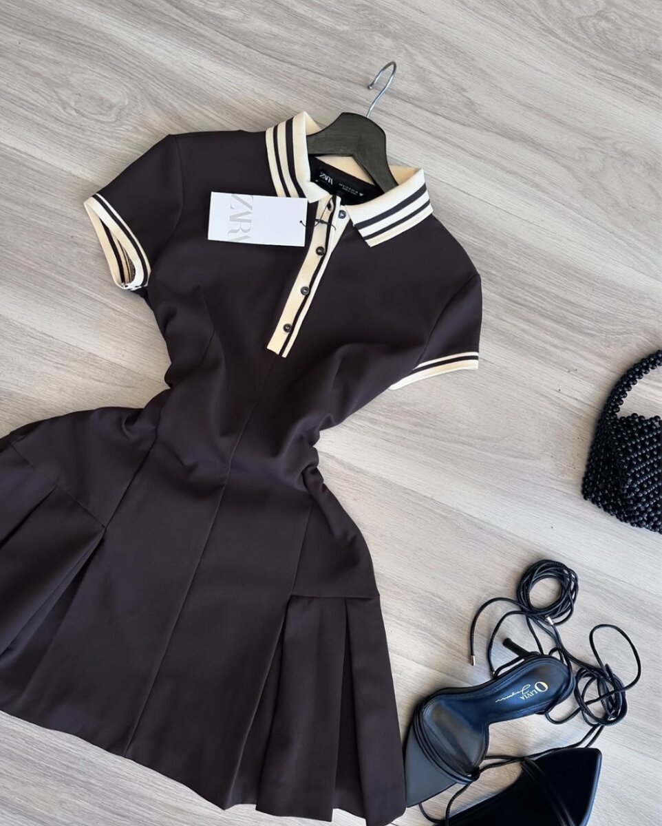 Dark chocolate zara mini dress