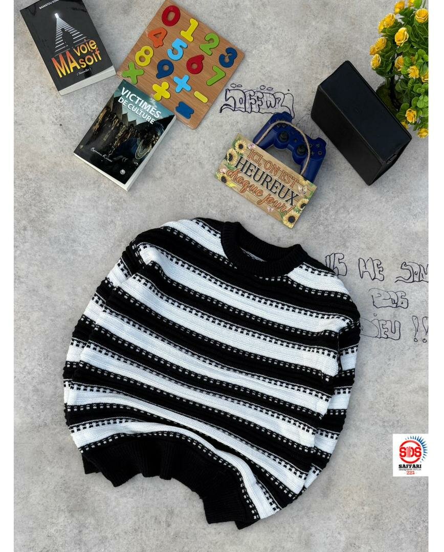 Pull à Rayures Chic