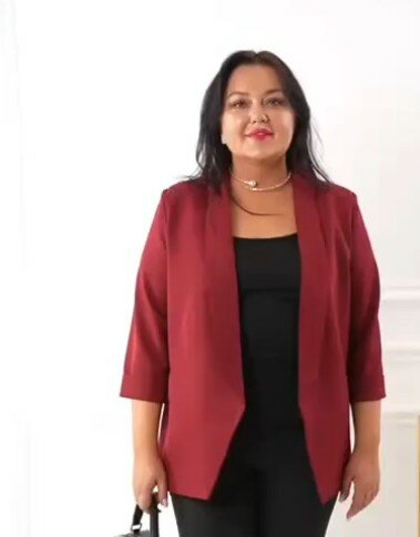 Блейзер бордовый