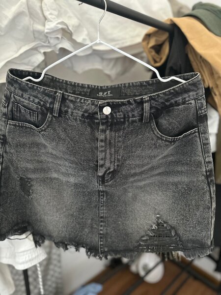 Юбка шорты джинсовые