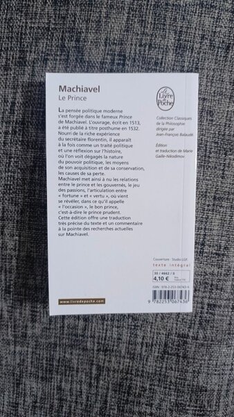 Le Prince - Machiavel