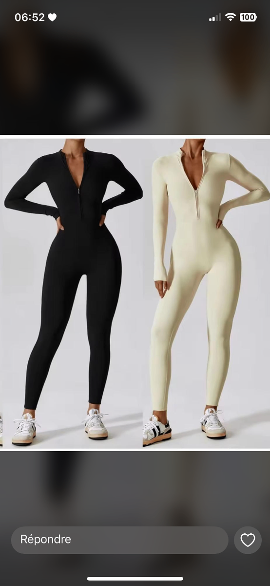 Combinaison Femme Sport Zippée