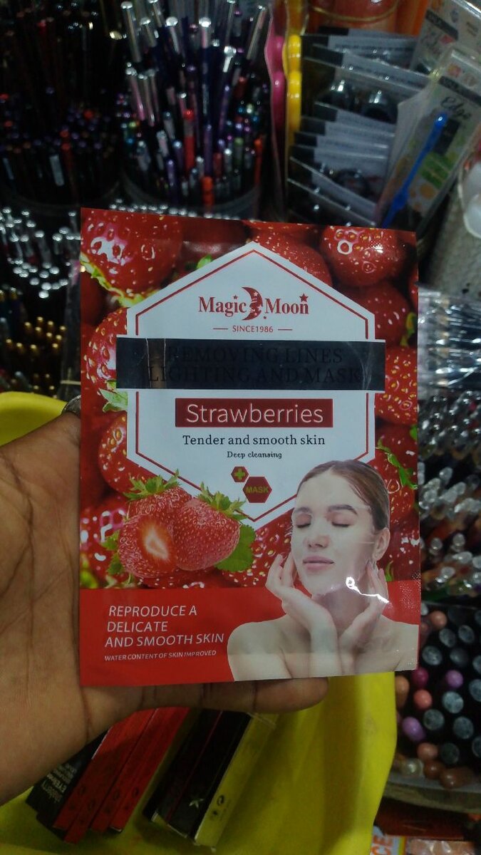 Masque visage aux fruits