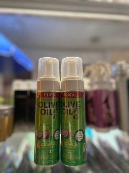 Olive oil hair spray
