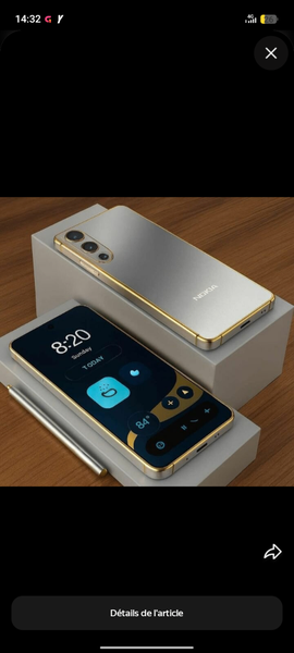 Smartphone élégant et moderne