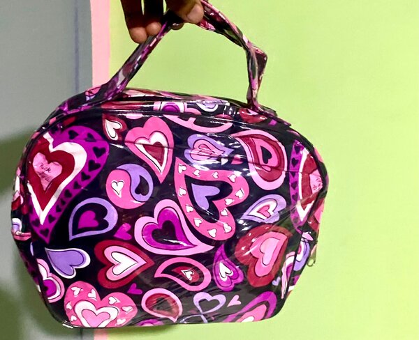 Trousse de maquillage coeur