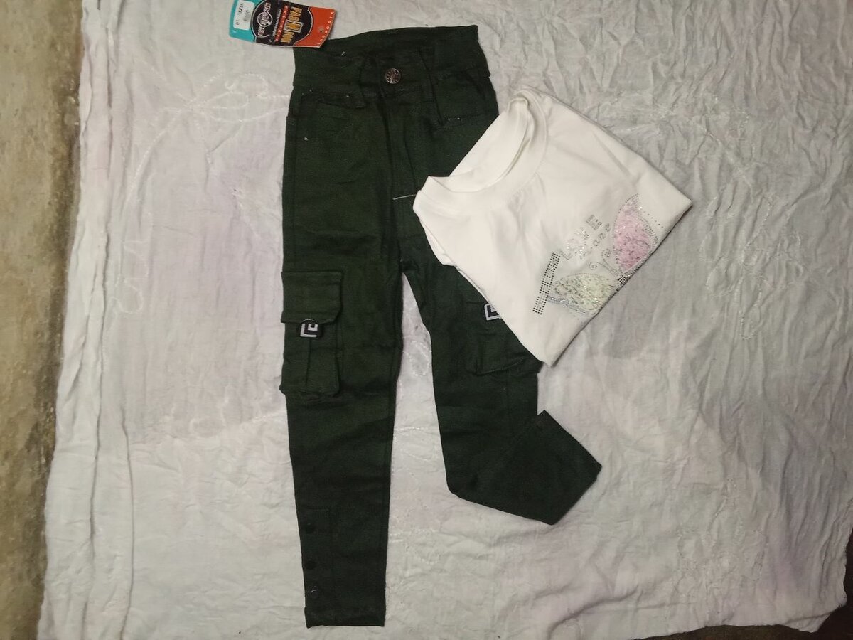 Ensemble cargo fille 8-10 ans