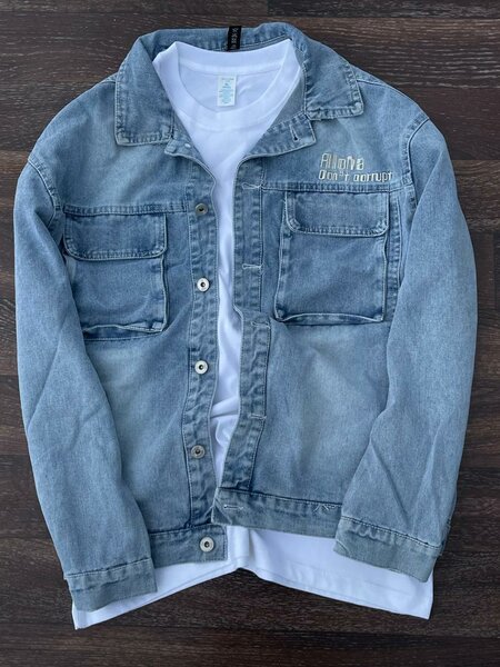 Veste en jean décontractée