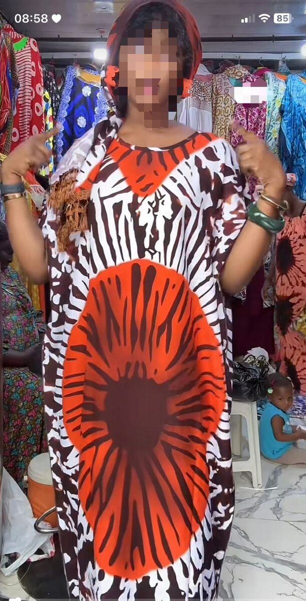 Robe longue bohème colorée