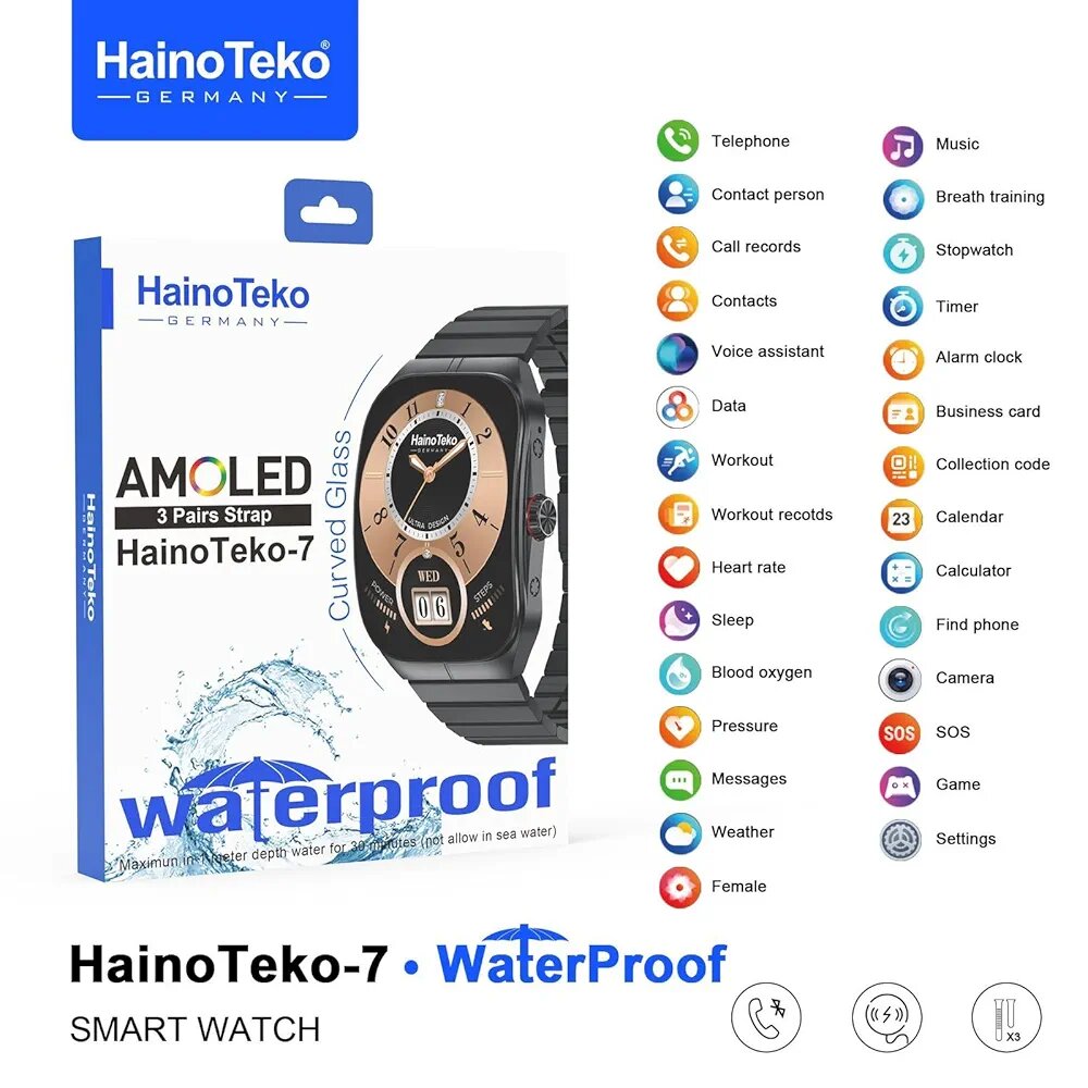 Montre Intelligente HainoTeko 7