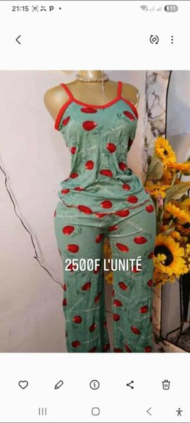Pyjama Femme Confortable Fruits