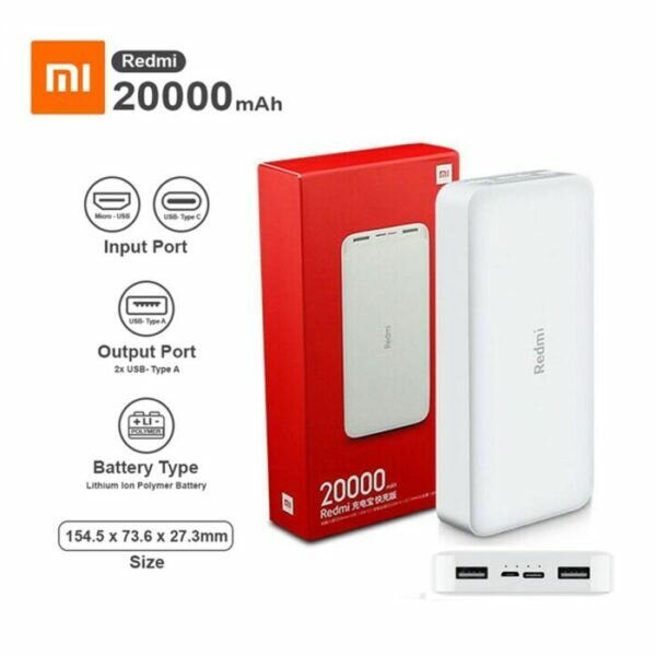 Redmi MI-Power Bank 20000Mah