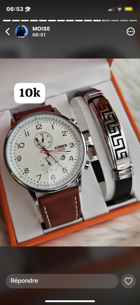 Montre élégante pour hommes