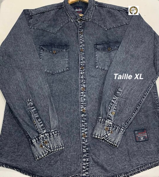 Chemise en jean style décontracté