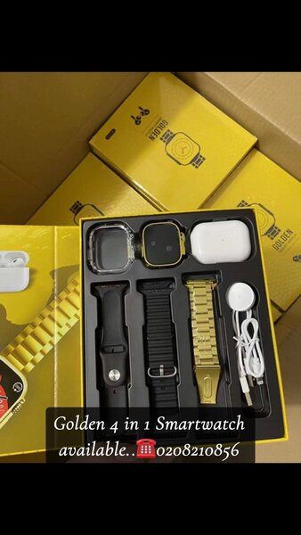 4 in 1 Golden SmartWatch