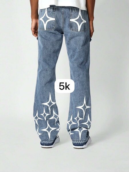 Jeans artistiques homme