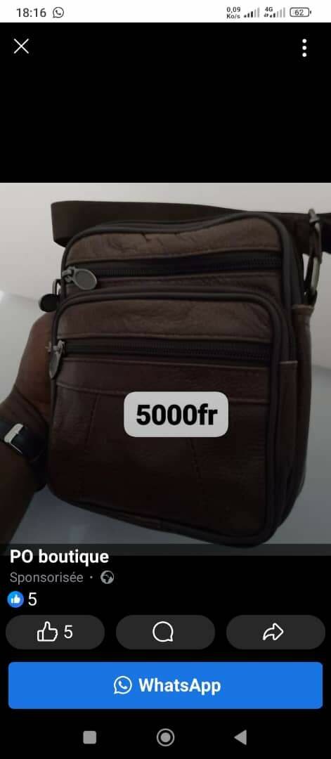 Sac Bandoulière Homme Élégant