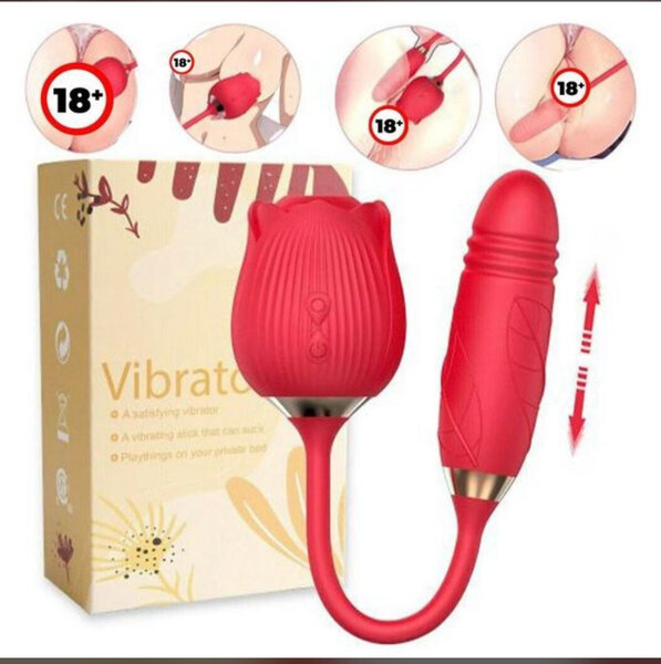 Vibromasseur Rose Double Action