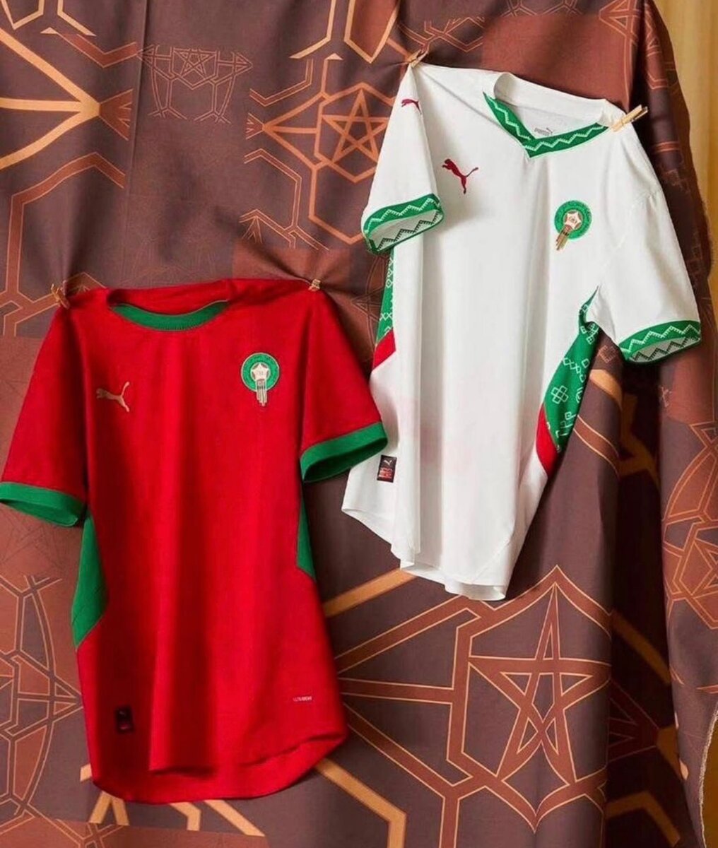 Maillot de football Côte d'Ivoire et Maroc