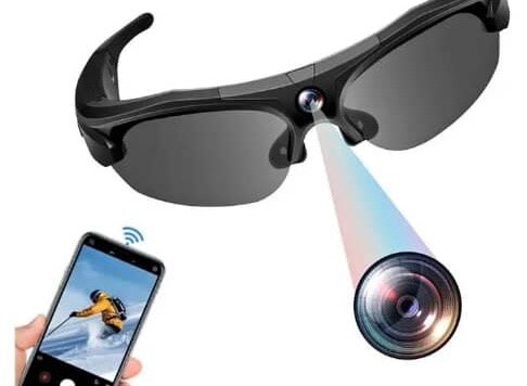 Lunettes de soleil caméra HD