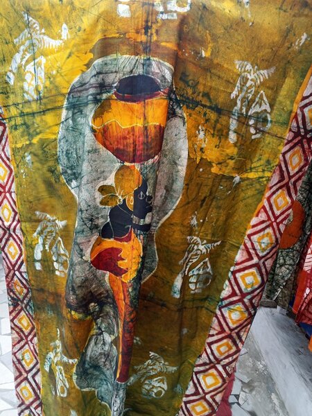 Tunique africaine en batik