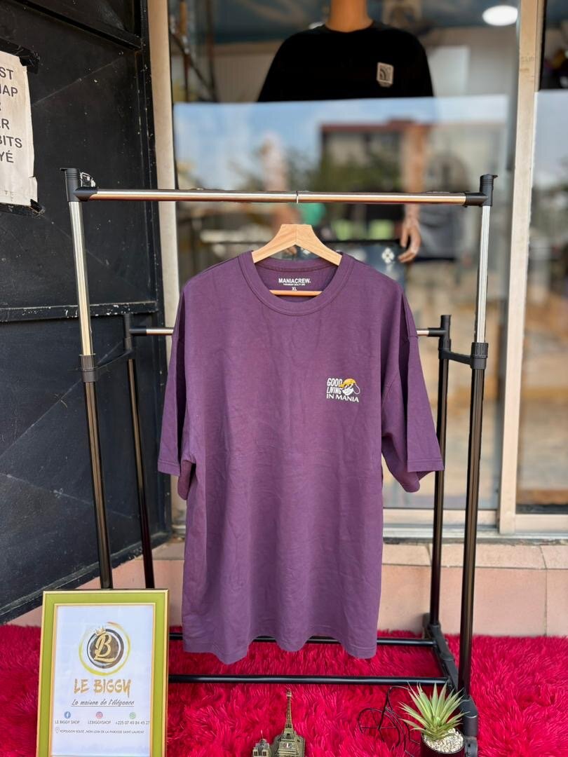 T-shirt violet homme "Comfortable"