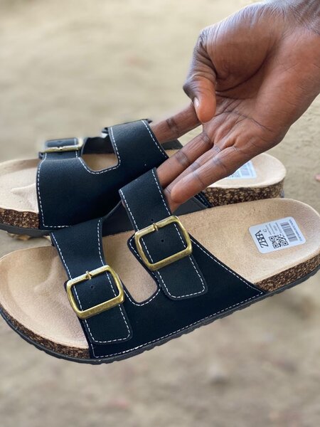 Sandales confortables en cuir