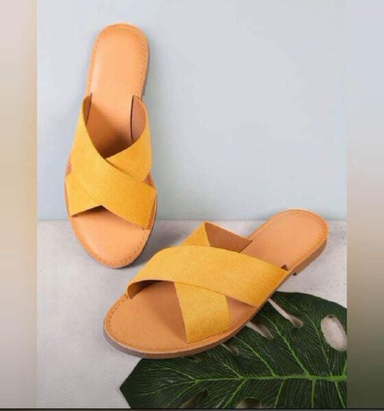 Quality leather slippers