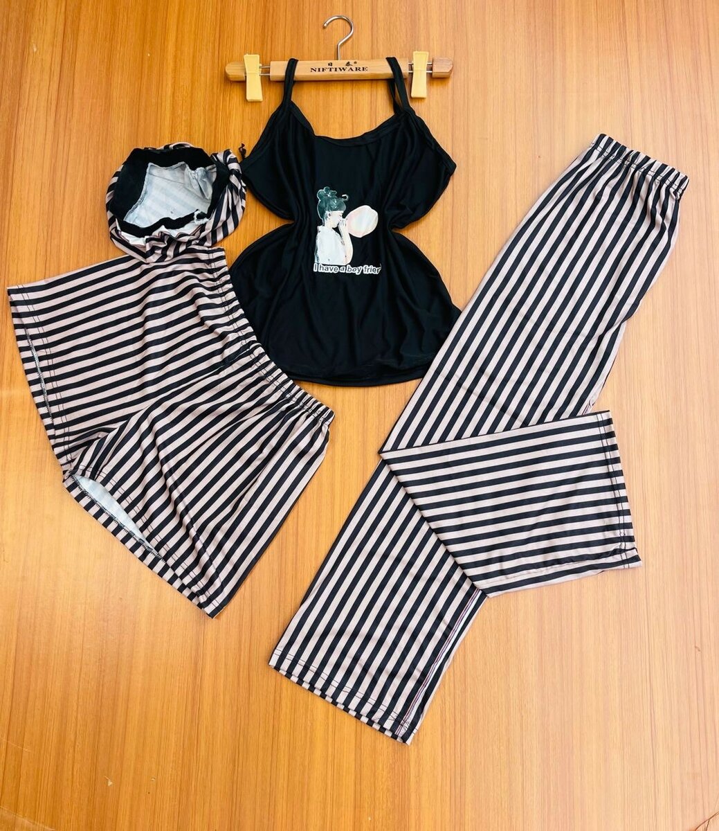 Ladies 4 in 1 night wear available in all sizes